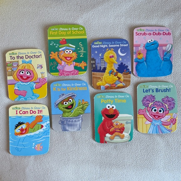 Sesame Street Stories to Grow on 8-Book Library and Electronic Reader - Picture 12 of 12